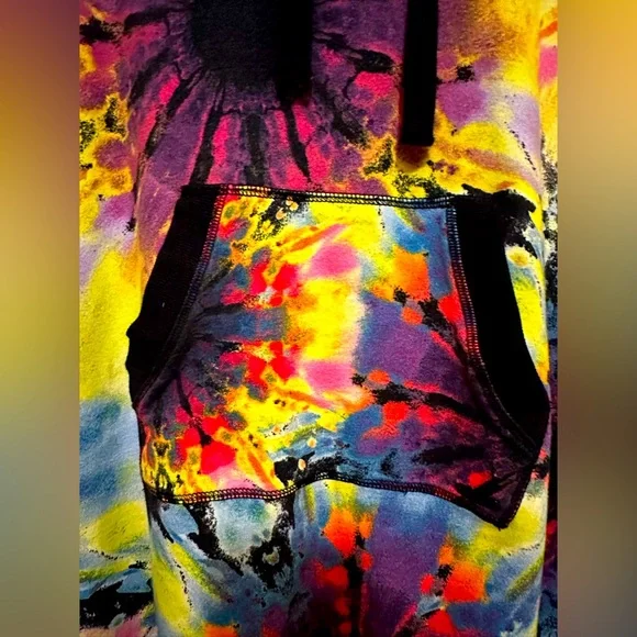 NWOT DKNY Hooded Sweatshirt Dress w/pockets - Size Medium - Picture 2 of 4